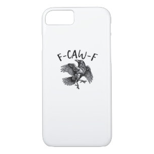 F Caw F Funny Crow Vintage Graphic iPhone 8/7 Case