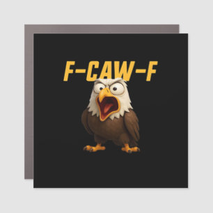 F-Caw-F Funny F-Caw-F Gear Creative Style Car Magnet