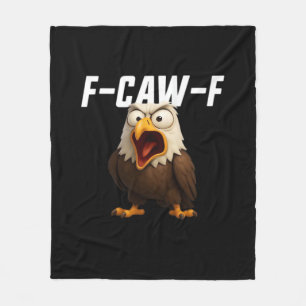 F-Caw-F Funny F-Caw-F Gear Fleece Blanket