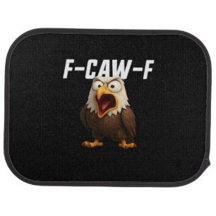 F-Caw-F Funny F-Caw-F Gear Retro Classic Car Floor Mat