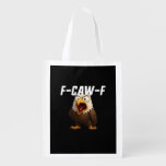 F-Caw-F Funny F-Caw-F Gear Retro Classic Grocery Bag