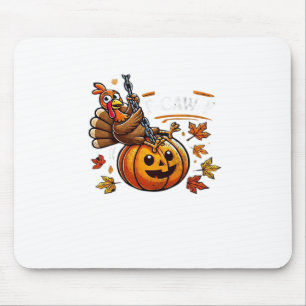 F-Caw-F Funny For Men Women Thanksgiving-Christmas Mouse Pad
