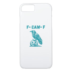 F-Caw-F Funny Raven Gothic Crow Retro Classic iPhone 8/7 Case