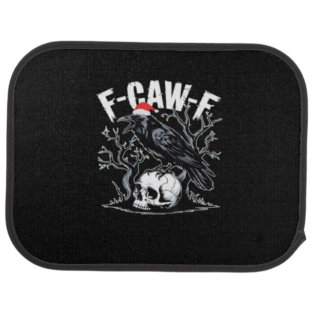 F-Caw-F Funny Trendy Car Floor Mat (Rear)
