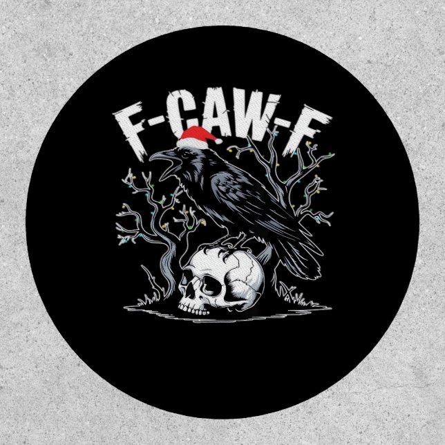 F-Caw-F Funny Trendy Patch (Front)
