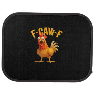 F-Caw-F Funny Unique Car Floor Mat