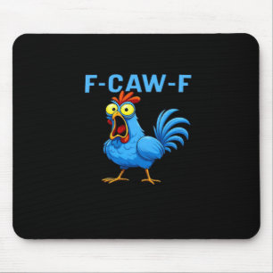 F-Caw-F Graphic Gear Creative Design Mouse Pad