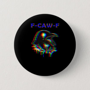 F-Caw-F Halloween Music Party Essential Button