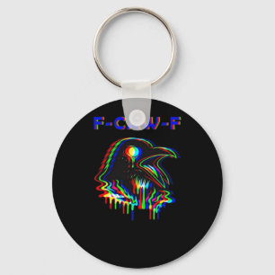 F-Caw-F Halloween Music Party Essential Keychain
