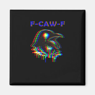 F-Caw-F Halloween Music Party Essential Magnet