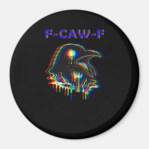 F-Caw-F Halloween Music Party Essential Magnet