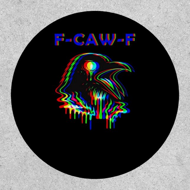 F-Caw-F Halloween Music Party Essential Patch (Front)