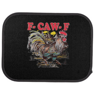 F-Caw-F Hei Hei Moana Rooster Classic Funny Graphi Car Floor Mat