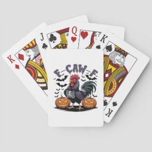 F Caw F Humor Crow Gothic Funny Style Poker Cards