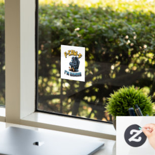 F-Caw-F I'm Gaming Funny Raven Crow Meme Window Cling