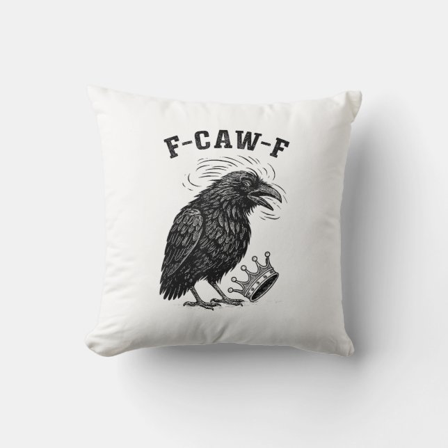 F Caw F No Kings In America Creative Style Throw Pillow (Front)