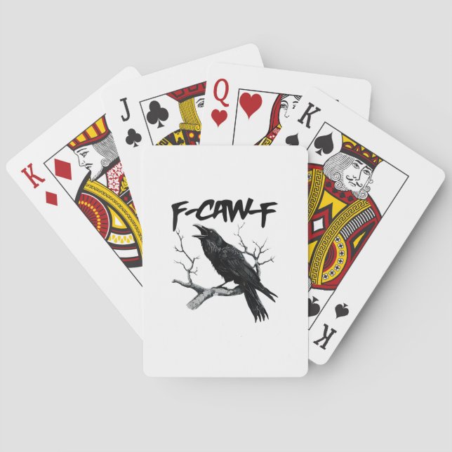 F-Caw-F Poker Cards (Back)
