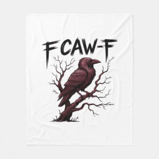 F-Caw-F Raven Classic Fleece Blanket