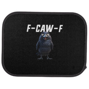 F Caw F Raven Funny Gear Creative Style Car Floor Mat