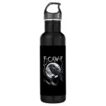 F-Caw-F Raven Moon Gothic Halloween Crow Bird Love Stainless Steel Water Bottle