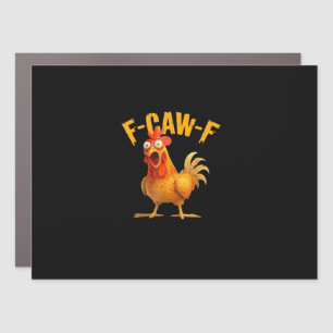 F-Caw-F Retro Classic Car Magnet