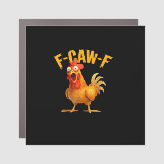 F-Caw-F Retro Classic Car Magnet