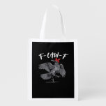 F-Caw-F Retro Classic Grocery Bag