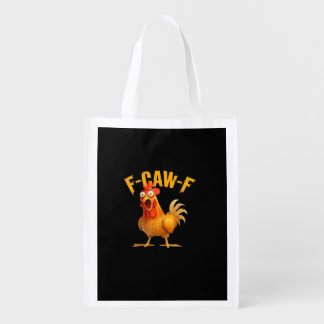 F-Caw-F Retro Classic Grocery Bag