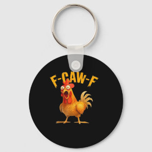 F-Caw-F Retro Classic Keychain
