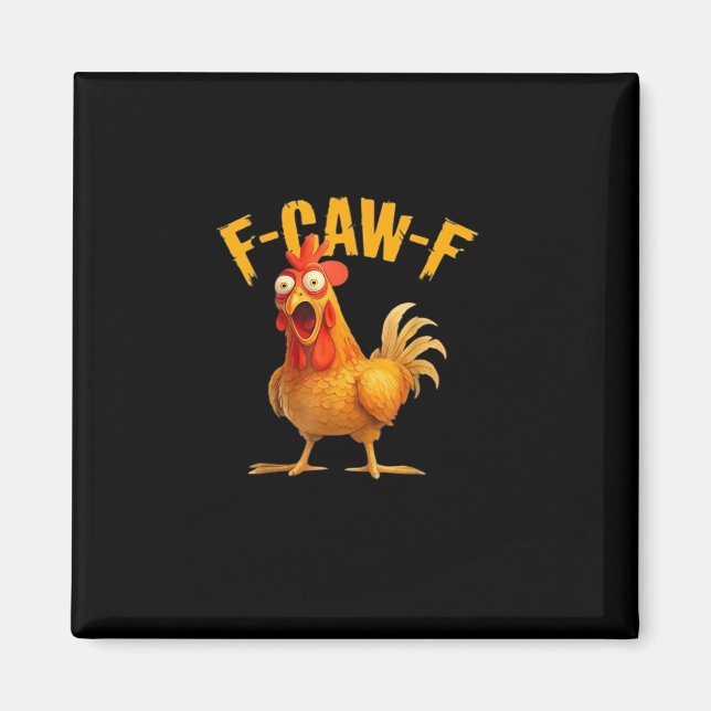 F-Caw-F Retro Classic Magnet (Front)