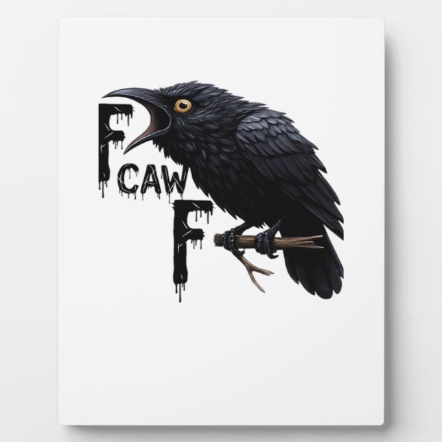F Caw F Retro Classic Plaque (Front)