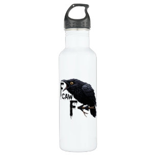 F Caw F Retro Classic Stainless Steel Water Bottle