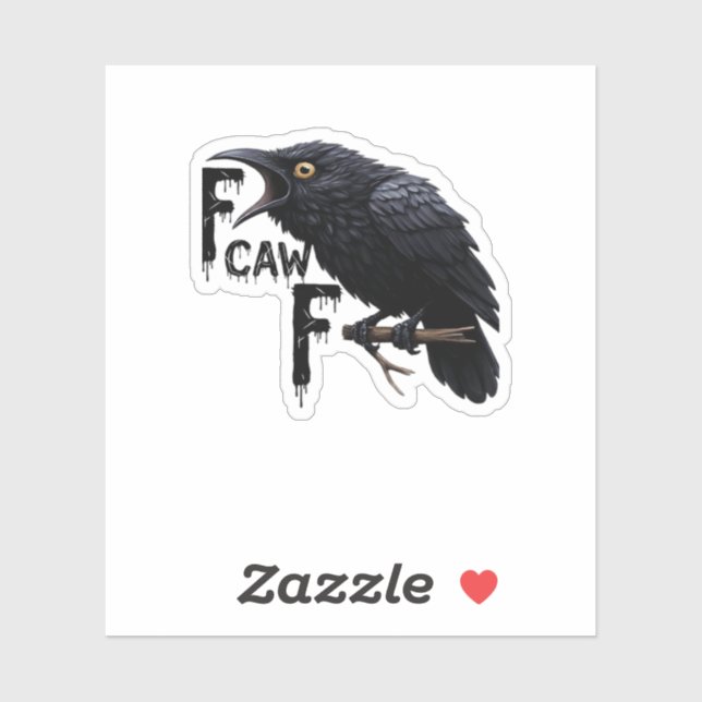F Caw F Retro Classic Sticker (Sheet)