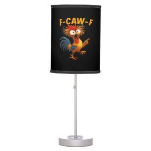F-Caw-F Rooster Funny Bird F-Caw-F Chicken Whisper Table Lamp