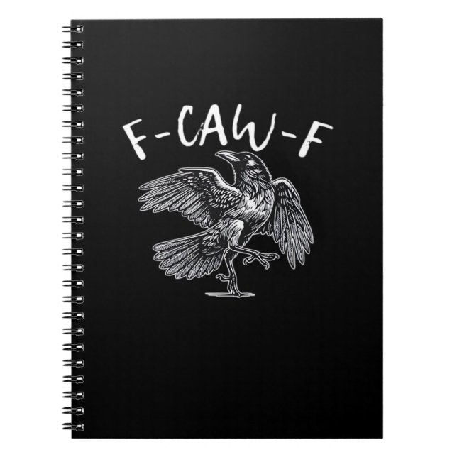 F-Caw-F Trendy Casual Notebook (Front)