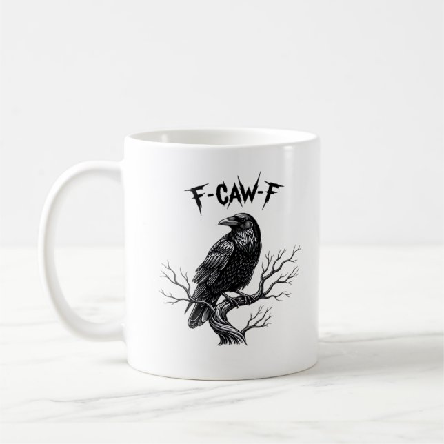 F Caw F Trendy Modern Style Coffee Mug (Left)