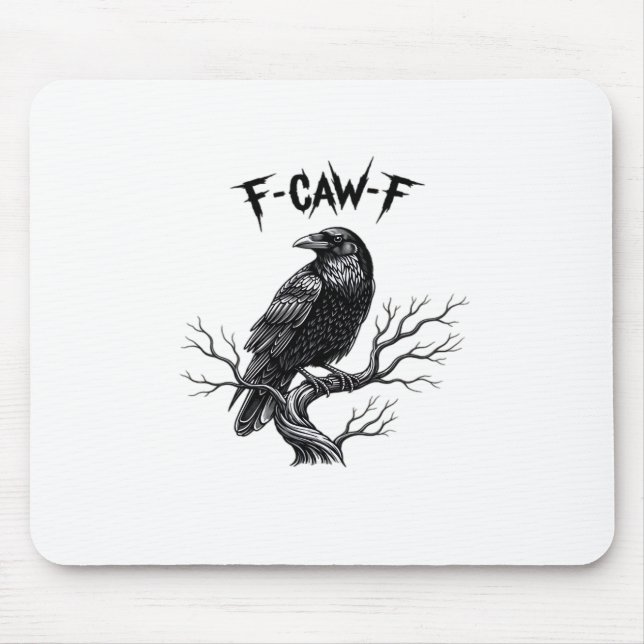 F Caw F Trendy Modern Style Mouse Pad (Front)