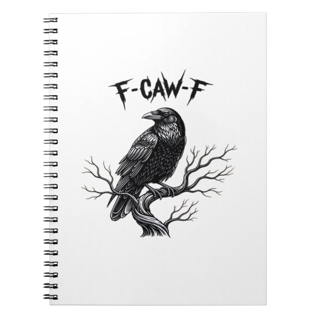 F Caw F Trendy Modern Style Notebook (Front)