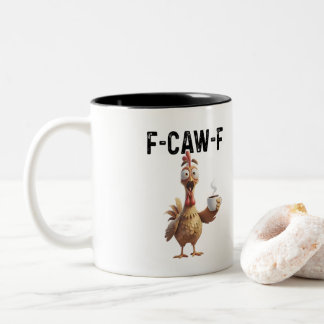 F CAW F Two-Tone COFFEE MUG