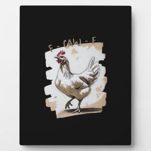 F-Caw-F Vintage Graphic Plaque