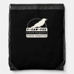 F-Caw-Fee Organic Style Classic Drawstring Bag