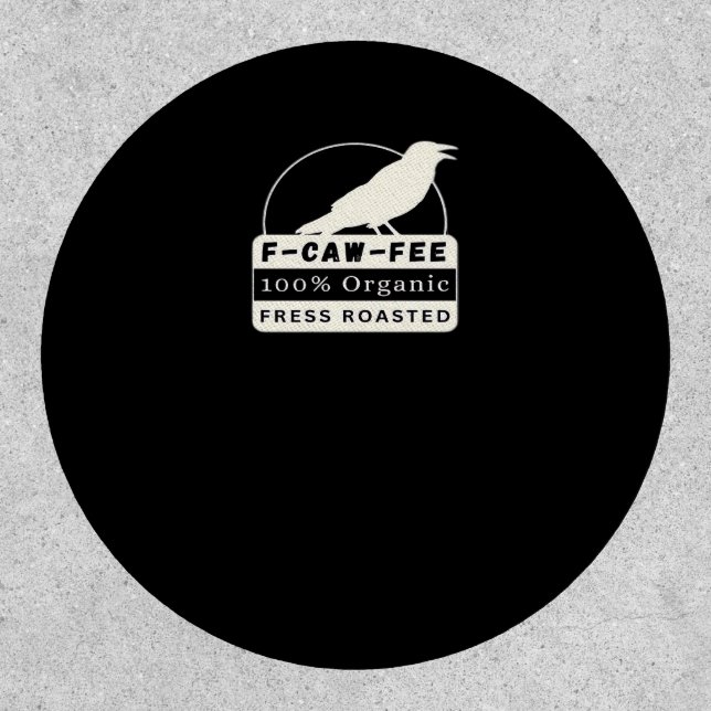 F-Caw-Fee Organic Style Classic Patch (Front)