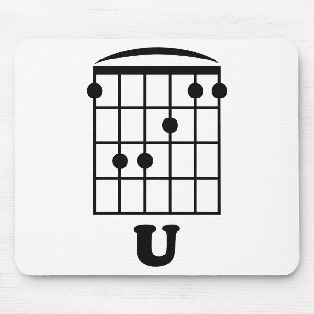 F Chord U Mouse Pad (Front)