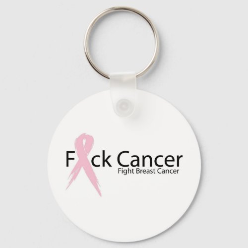 Fck Breast Cancer Keychain