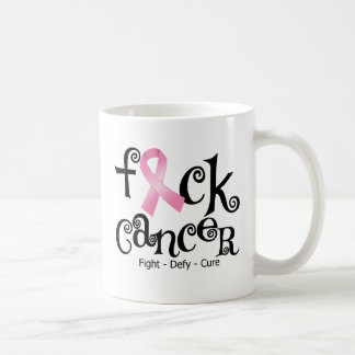 F*CK Breast Cancer (Pink Ribbon) Coffee Mug