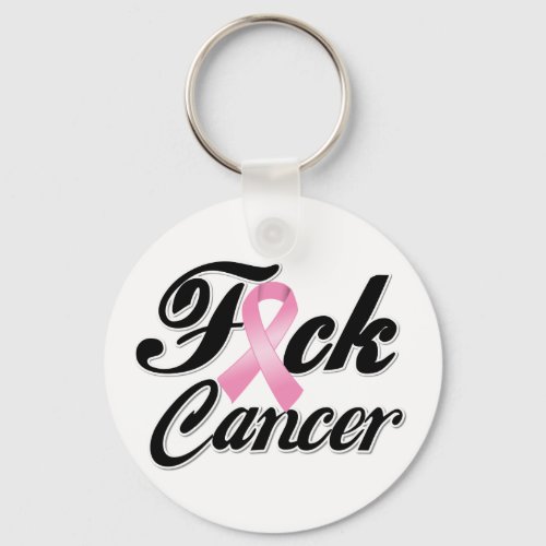 FCK Breast Cancer Shirts Keychain