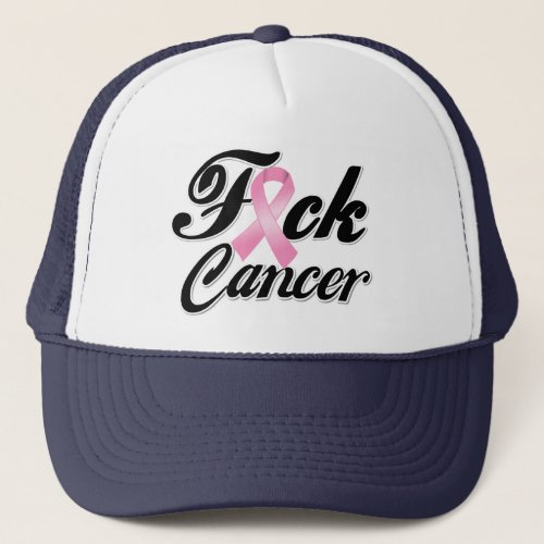 FCK Breast Cancer Shirts Trucker Hat