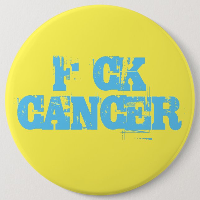 F*ck Cancer Badge Button (Front)