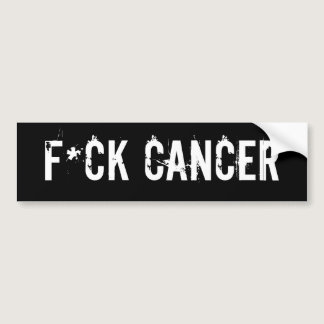 F*ck cancer bumper sticker