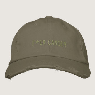 F*CK CANCER EMBROIDERED BASEBALL CAP
